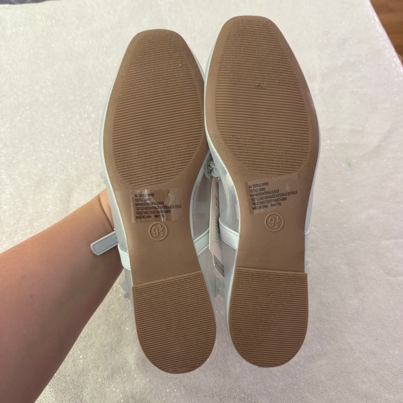 A NEW DAY Women’s Light Blue Everly Floral Mary Jane Flats - Picture 8 of 9